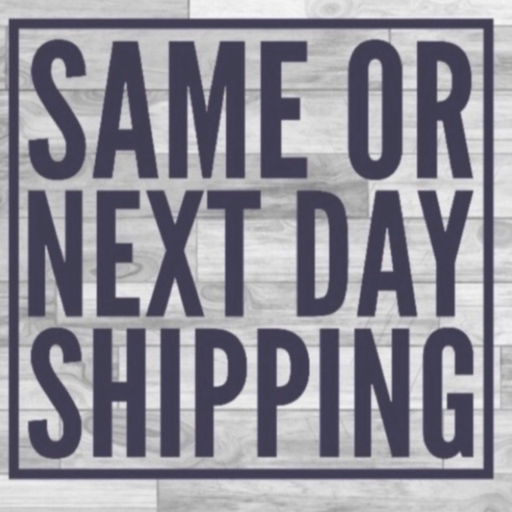 Efficient Shipping Information Sign - Bold Gray Office Plaque